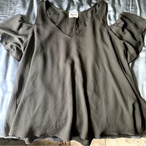 Show me your mumu cold shoulder shirt